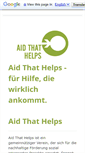 Mobile Screenshot of hilfe-die-ankommt.org