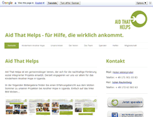 Tablet Screenshot of hilfe-die-ankommt.org